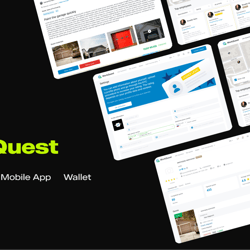 WorkQuest - платформа, мобільний додаток і кошелек — приклад роботи портфоліо фрілансера в категорії Криптовалюта та blockchain