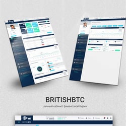 by Britishbtc — example of a freelancer's portfolio in the category Web design