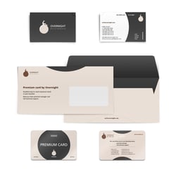 Overnight branding — przykładowe portfolio freelancera w kategorii Styl korporacyjny