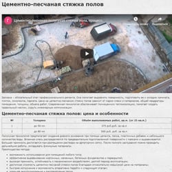 The construction company “Alfa-Stroy” — example of a freelancer's portfolio in the category Copywriting