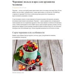 Recipes and proper nutrition or — example of a freelancer's portfolio in the category Copywriting