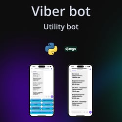 Viber bot for a utility company — example of a freelancer's portfolio in the category Bot Development