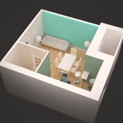 Создание планировок в 3D — przykładowe portfolio freelancera w kategorii Wizualizacja i symulacja