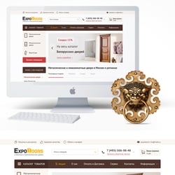 Design of the Internet store of doors