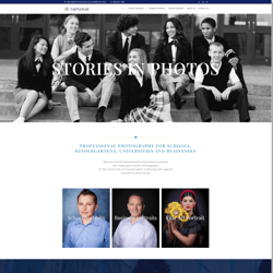 Development of a website for the photo studio 