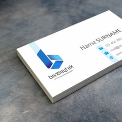 Дизайн визитной карточки — example of a freelancer's portfolio in the category Business card design