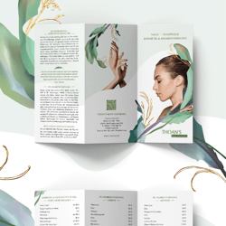 Буклет для spa-салона. — example of a freelancer's portfolio in the category Print design