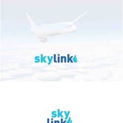 лого skylink.ua — приклад роботи портфоліо фрілансера в категорії Логотипи
