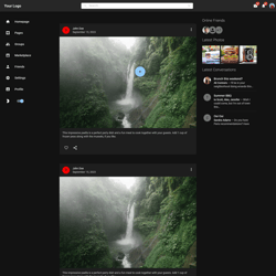 Adaptacja bloga React.js + Material-UI — przykładowe portfolio freelancera w kategorii Układ HTML i CSS