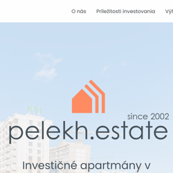 Adaptacja lodowca Pelekh.estate — przykładowe portfolio freelancera w kategorii Układ HTML i CSS