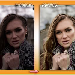 #Retouching an amateur photo — example of a freelancer's portfolio in the category Photo Processing