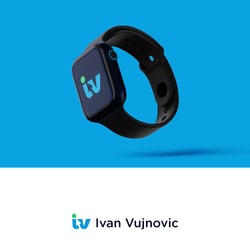 Ivan Vujnovic логотип для веб-розробника — пример работы портфолио фрилансера в категории Логотипы