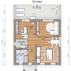 The plan — example of a freelancer's portfolio in the category 3D Modeling