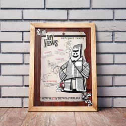 Posts Tagged My News — example of a freelancer's portfolio in the category Print Design
