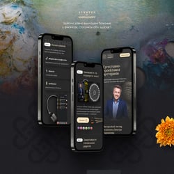 Design of the art therapy project — example of a freelancer's portfolio in the category Web Design