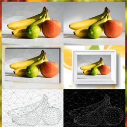 Fruit Still Life — przykładowe portfolio freelancera w kategorii Grafika wektorowa