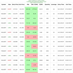 Bot generating a report on the history of Binance Futures positions — example of a freelancer's portfolio in the category Python