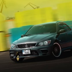 Lexus IS200 — приклад роботи портфоліо фрілансера в категорії Фотографування