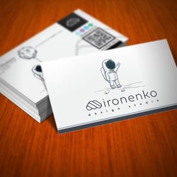 Наша визитка — example of a freelancer's portfolio in the category Business card design