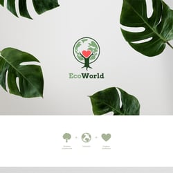Eco World — example of a freelancer's portfolio in the category Logo design