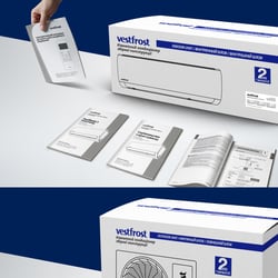 Air Conditioning Packaging Vestfrost — example of a freelancer's portfolio in the category Package design