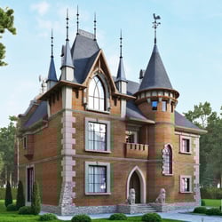 Zamek — przykładowe portfolio freelancera w kategorii Tworzenie modeli 3D