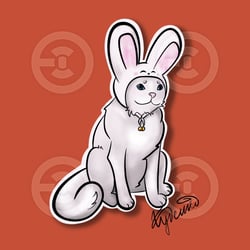 Кошка в присяжной коже — пример работы портфолио фрилансера в категории Живопись и графика