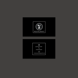 Business card — example of a freelancer's portfolio in the category Business Card Design