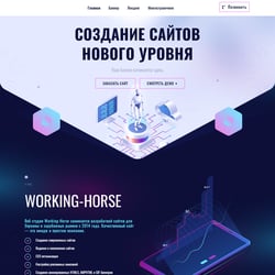Working Horse — example of a freelancer's portfolio in the category Website Development