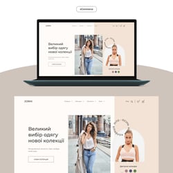 Design of the online store 