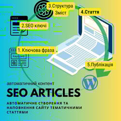 Automatic website SEO article filling using AI. — example of a freelancer's portfolio in the category AI & Machine Learning