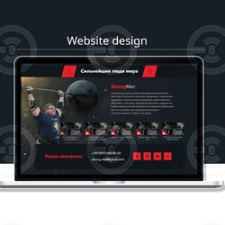 Сайт дизайн — пример работы портфолио фрилансера в категории Дизайн сайтов