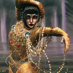 jibaro golden woman — example of a freelancer's portfolio in the category Illustrations and drawings