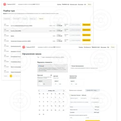 Разработка личного кабинета для агентов и менеджеров турфирмы — приклад роботи портфоліо фрілансера в категорії Веб-програмування