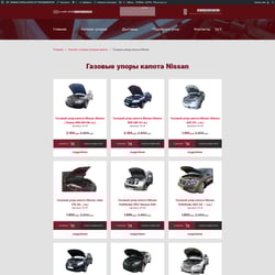 The wordpress. The Woocommerce. store of car parts. — example of a freelancer's portfolio in the category Website development