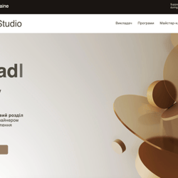 Decide Design Studio — приклад роботи портфоліо фрілансера в категорії Веб-програмування