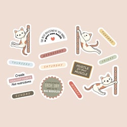Design with a cat — example of a freelancer's portfolio in the category Illustrations & Drawings