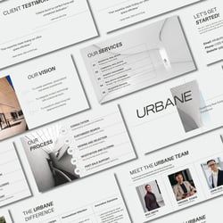 Business presentation for a real estate agency. — example of a freelancer's portfolio in the category Presentations