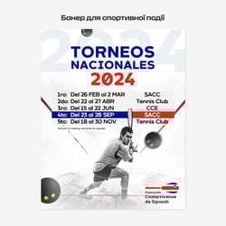 «Squash 2024» — example of a freelancer's portfolio in the category Banners