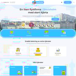 Flyttkalle AB — example of a freelancer's portfolio in the category Web Programming