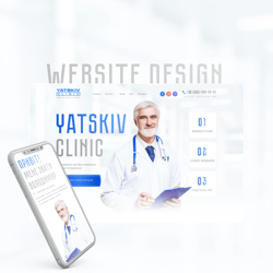 Design Site of Medical Clinic — example of a freelancer's portfolio in the category Web design