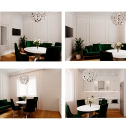 The Neoclassical Kitchen — example of a freelancer's portfolio in the category Interior Design