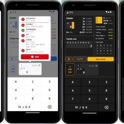 The Blackjack Wizard App — example of a freelancer's portfolio in the category Hybrid mobile apps