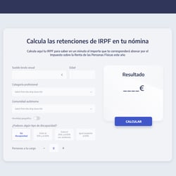 Tax calculator — example of a freelancer's portfolio in the category Interface Design (UI/UX)