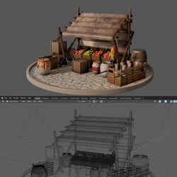 market 3d modeling — example of a freelancer's portfolio in the category 3D Modeling