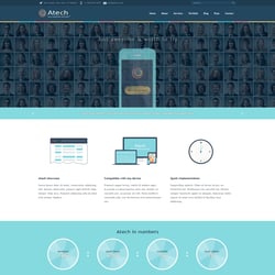The A-Tech — example of a freelancer's portfolio in the category HTML & CSS