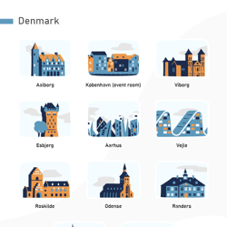 Illustrations for Conscensia — example of a freelancer's portfolio in the category Vector graphics