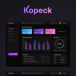 Kopeck — przykładowe portfolio freelancera w kategorii Projektowanie stron internetowych