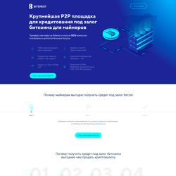 Strona lądowania Biterset — przykładowe portfolio freelancera w kategorii Projektowanie stron internetowych