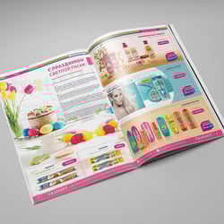 Разработка ежемесячного каталога — example of a freelancer's portfolio in the category Print design
